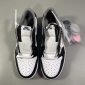 Replica Nike Youth Dunk Low DH9764 001 Black White Metallic - Size 6.5Y