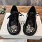 Replica Black Lace-Up Shoes