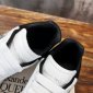 Replica Alexander McQueen Men's Colorblock Leather Sneakers - White - Size 13.5