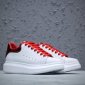 Replica Alexander McQueen Oversized Sneaker in 6454 - Lust Red/Silver at Nordstrom, Size 11Us