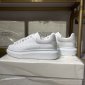 Replica Alexander McQueen Women's White Oversized Sneaker - 9.5 (Calfskin)