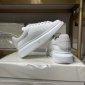 Replica Alexander McQueen Women's White Oversized Sneaker - 9.5 (Calfskin)