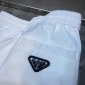 Replica Prada Pants Re-Nylon Logo in White