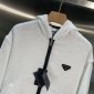 Replica Prada Jacket Single-breasted re-nylon in White