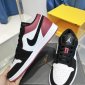 Replica Air Jordan 1 Low "Black Toe" Shoes