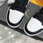 Replica Jordan Mens Air Jordan 1 Low Black/Particle Grey