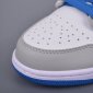 Replica Jordan Kids - Air Jordan 1 Mid "Cement/True Blue" sneakers - kids - Rubber/Leather/Fabric