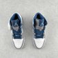 Replica Air Jordan 1 Mid Big Kids' Shoes in Grey