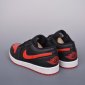 Replica Jordan 1 Mid Little Kids' Shoes in Black