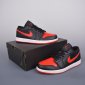 Replica Jordan 1 Mid Little Kids' Shoes in Black