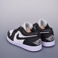 Replica Men's Air Jordan 1 Low Shoes in Black