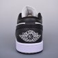 Replica Men's Air Jordan 1 Low Shoes in Black