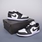 Replica Men's Air Jordan 1 Low Shoes in Black