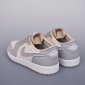 Replica Air Jordan 1 Low OG EX Tech Grey Light Orewood Brown White