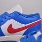 Replica Jordan 1 Low Sport Blue/Gym Red/White/Sail Women's Shoes