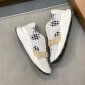 Replica Burberry Vintage Check, Suede and Leather Sneakers