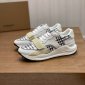 Replica Burberry Vintage Check, Suede and Leather Sneakers