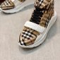 Replica burberry Regis Vintage Check Lace-Up Sneaker in Archive Beige at Nordstrom