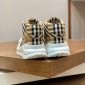 Replica burberry Regis Vintage Check Lace-Up Sneaker in Archive Beige at Nordstrom