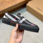 Replica Burberry Men's Curt Check Slip-On Sneakers