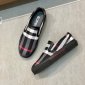 Replica Burberry Men's Curt Check Slip-On Sneakers