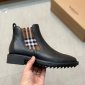 Replica Burberry Men's Allostock Boots - Black Birch Brown