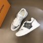 Replica Louis Vuitton LV Run Away White Iridescent Monogram Sneaker