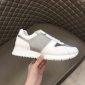 Replica Louis Vuitton LV Run Away White Iridescent Monogram Sneaker