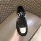 Replica LOUIS VUITTON - Authenticated Trainer - Leather Black for Men