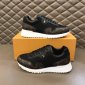 Replica Louis Vuitton Run Away leather low trainers