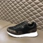 Replica Louis Vuitton Run Away leather low trainers