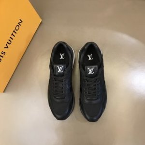 LOUIS VUITTON - Authenticated Trainer - Leather Black for Men, Very good Condition