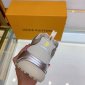 Replica Shop Louis Vuitton 2023 SS Blended Fabrics Street Style Bi-color Logo Sneakers