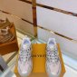 Replica Shop Louis Vuitton 2023 SS Blended Fabrics Street Style Bi-color Logo Sneakers