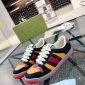 Replica Screener leather low trainers Gucci