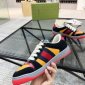 Replica Screener leather low trainers Gucci