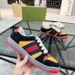 Replica Screener leather low trainers Gucci