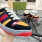 Replica Screener leather low trainers Gucci