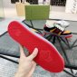 Replica Screener leather low trainers Gucci