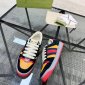 Replica Screener leather low trainers Gucci