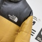 Replica The North Face Down Jacket Leather in Black