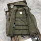 Replica Moncler Down Jacket White Duck Down in Green