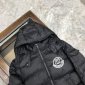 Replica Moncler Down Jacket White Duck Down in Black