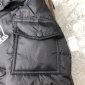 Replica Moncler Down Jacket White Duck Down in Black