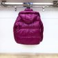 Replica Moncler Down Jacket White Duck Down in Purple