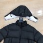 Replica Moncler Down Jacket White Duck Down in Black