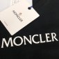 Replica Moncler - Logo-embroidered Cotton-jersey T-shirt - Womens - Black