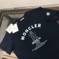 Replica Moncler - T-shirt - Girl - Navy blue