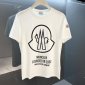 Replica Moncler Men's White Logo-print T-shirt