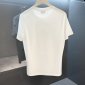 Replica Moncler Men's White Logo-print T-shirt